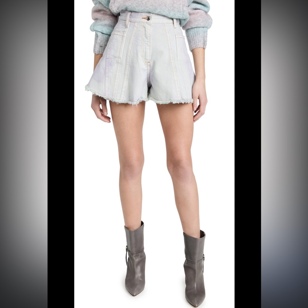 IRO Gatine Lilac Denim Shorts Size 36/S
